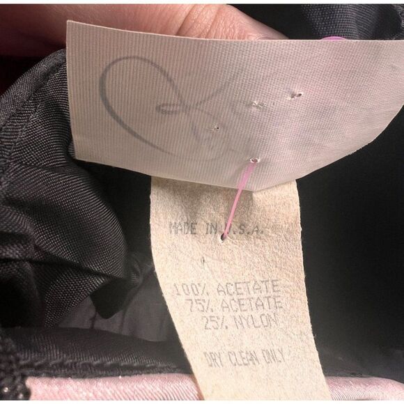 Vintage Roberta formal prom one shoulder dress size 8 - Picture 5 of 6